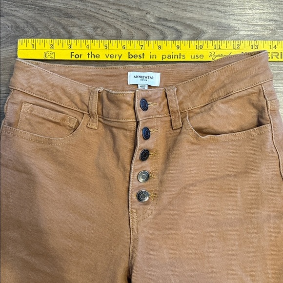 Anniewear Dusty Orange Wide Leg Jeans Size S - Picture 3 of 8